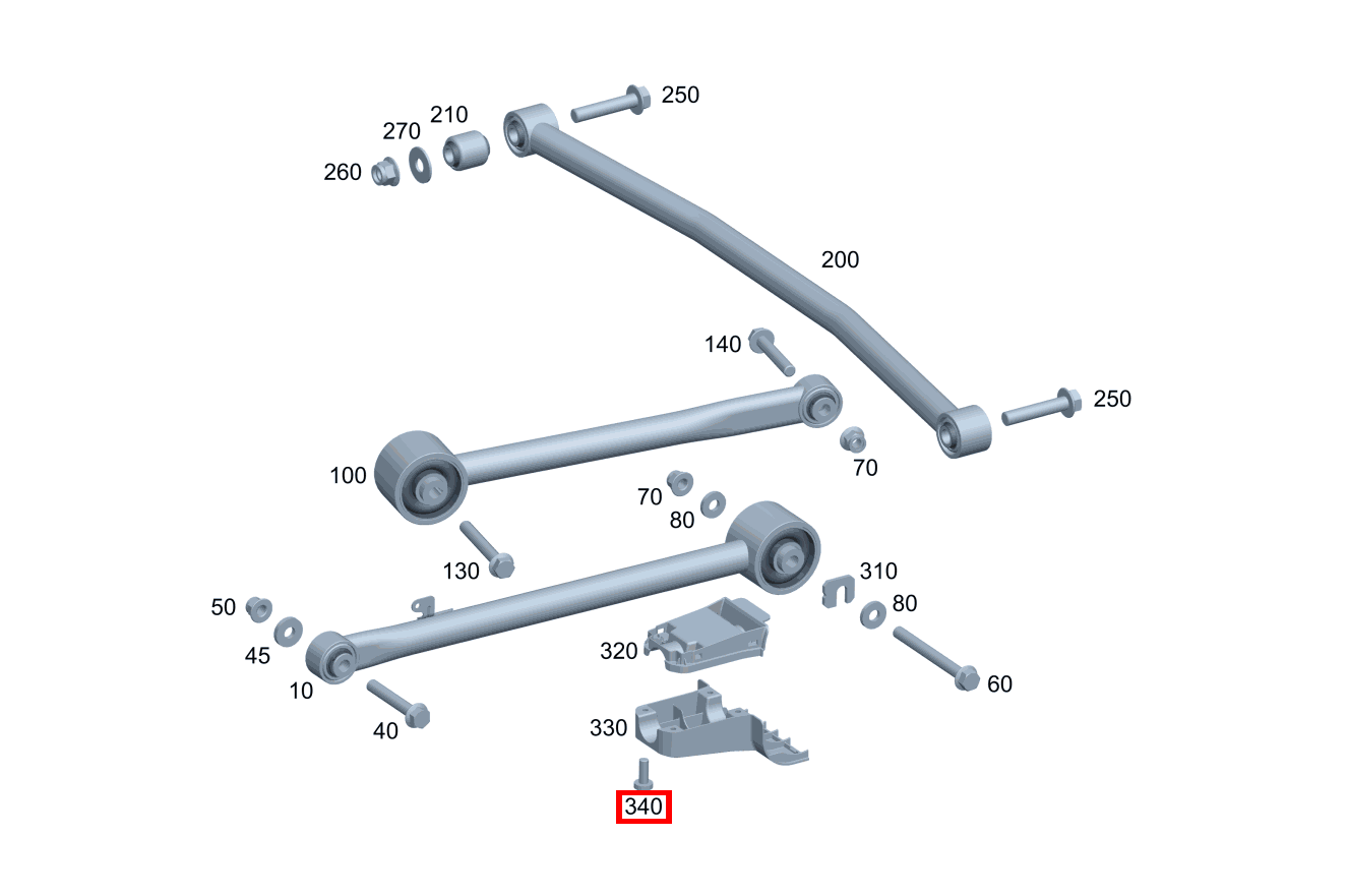 Sechsrundschraube Abdeckung Längsträger; M6X16 für G-Klasse 463 kaufen