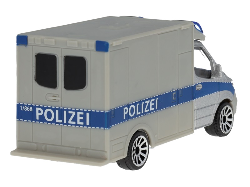 Sprinter, Polizei silberfarben, Majorette, 7,62 cm (3 Zoll) Sprinter, Polizei silberfarben, Majorette, 7,62 cm (3 Zoll)