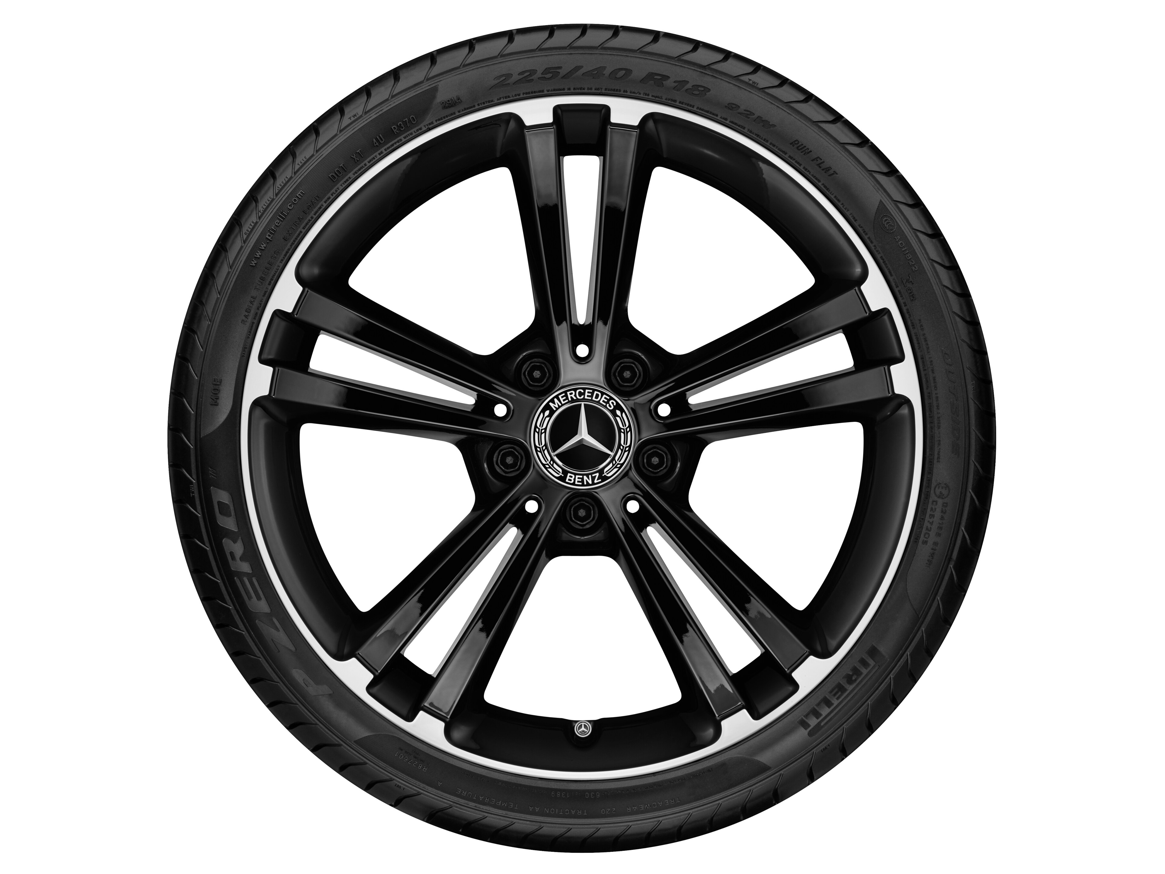 Mercedes-Benz - 5-Doppelspeichen-Rad, 45,7 cm (18 Zoll), Felg 5-Doppelspeichen-Rad, 45,7 cm (18 Zoll), Felg