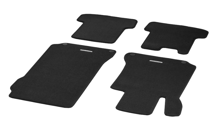 Veloursmatten CLASSIC, Satz, 4-teilig, LL, schwarz Veloursmatten CLASSIC, Satz, 4-teilig, LL, schwarz