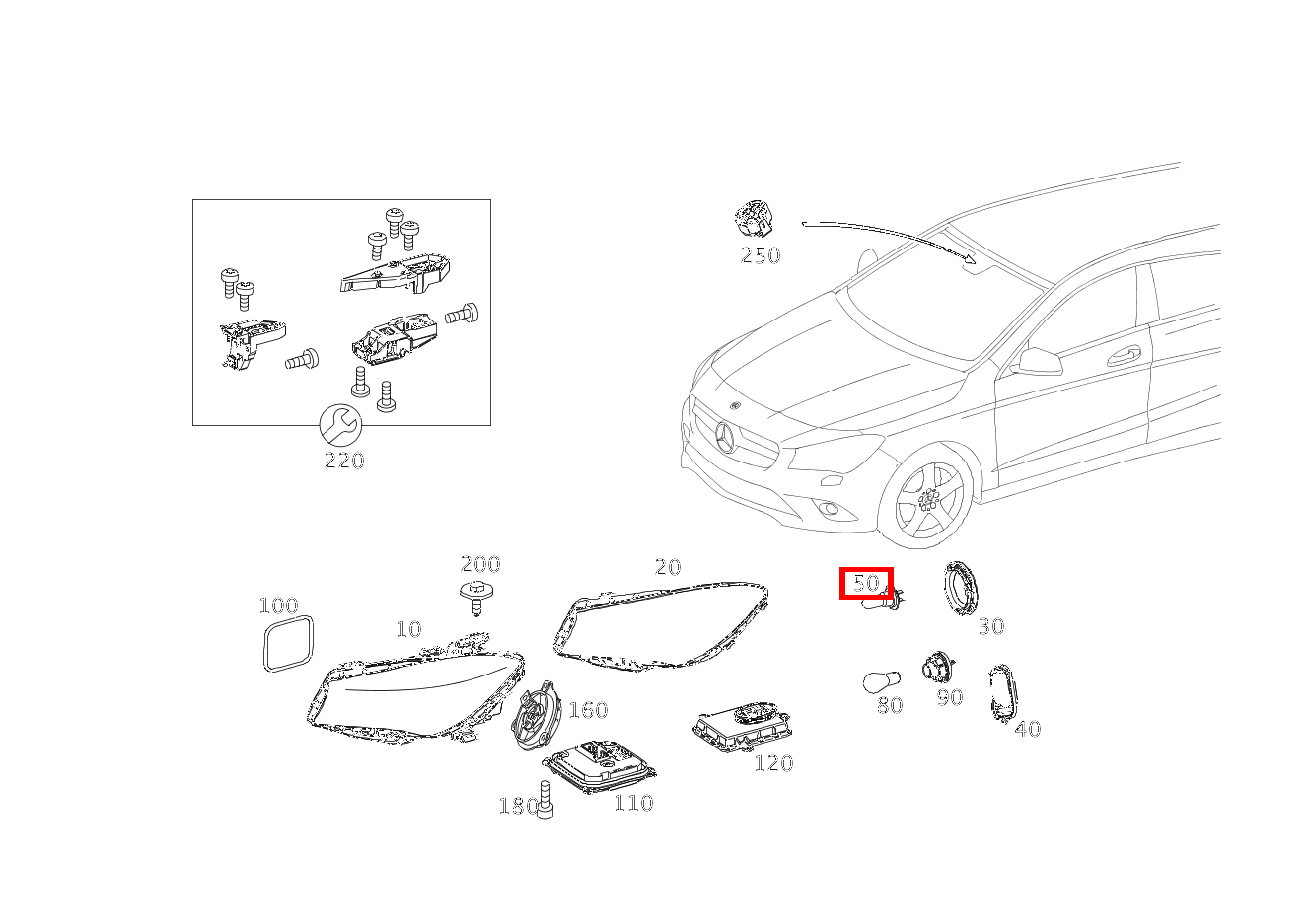 Glühlampe Abbiegelicht rechts; H7 12V-55W Mercedes-AMG CLA 45 4MATIC Shooting Brake BCA 117 Glühlampe Abbiegelicht rechts; H7 12V-55W Mercedes-AMG CLA 45 4MATIC Shooting Brake BCA 117