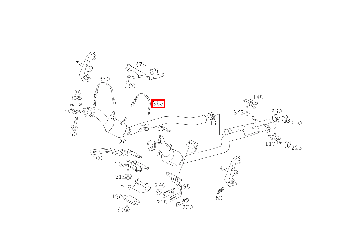 Lambdasonde DIAGNOSESONDE NACH KATALYSATOR S 65 AMG Limousine lang 221 Lambdasonde DIAGNOSESONDE NACH KATALYSATOR S 65 AMG Limousine lang 221