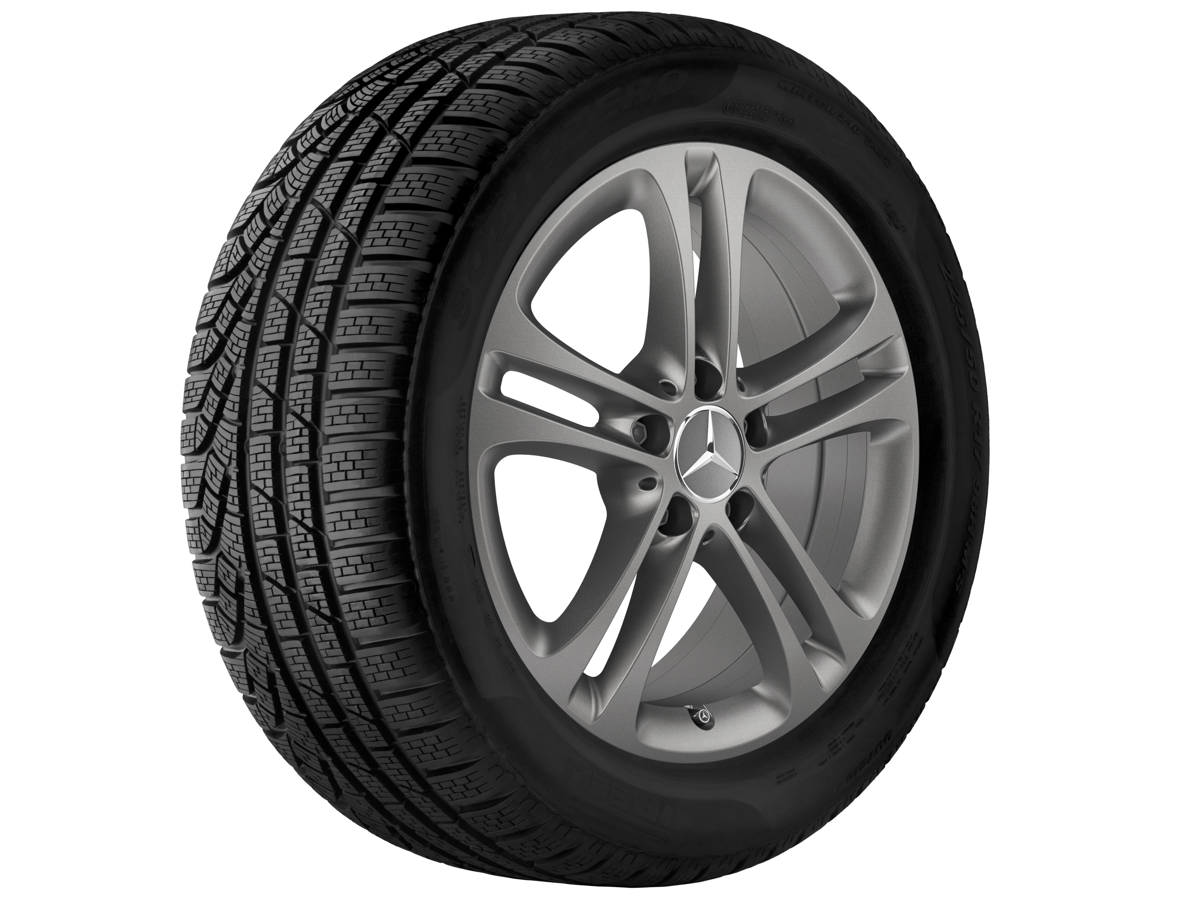 Mercedes-Benz - 5-Doppelspeichen-Rad, 43,2 cm (17 Zoll) 5-Doppelspeichen-Rad, 43,2 cm (17 Zoll)