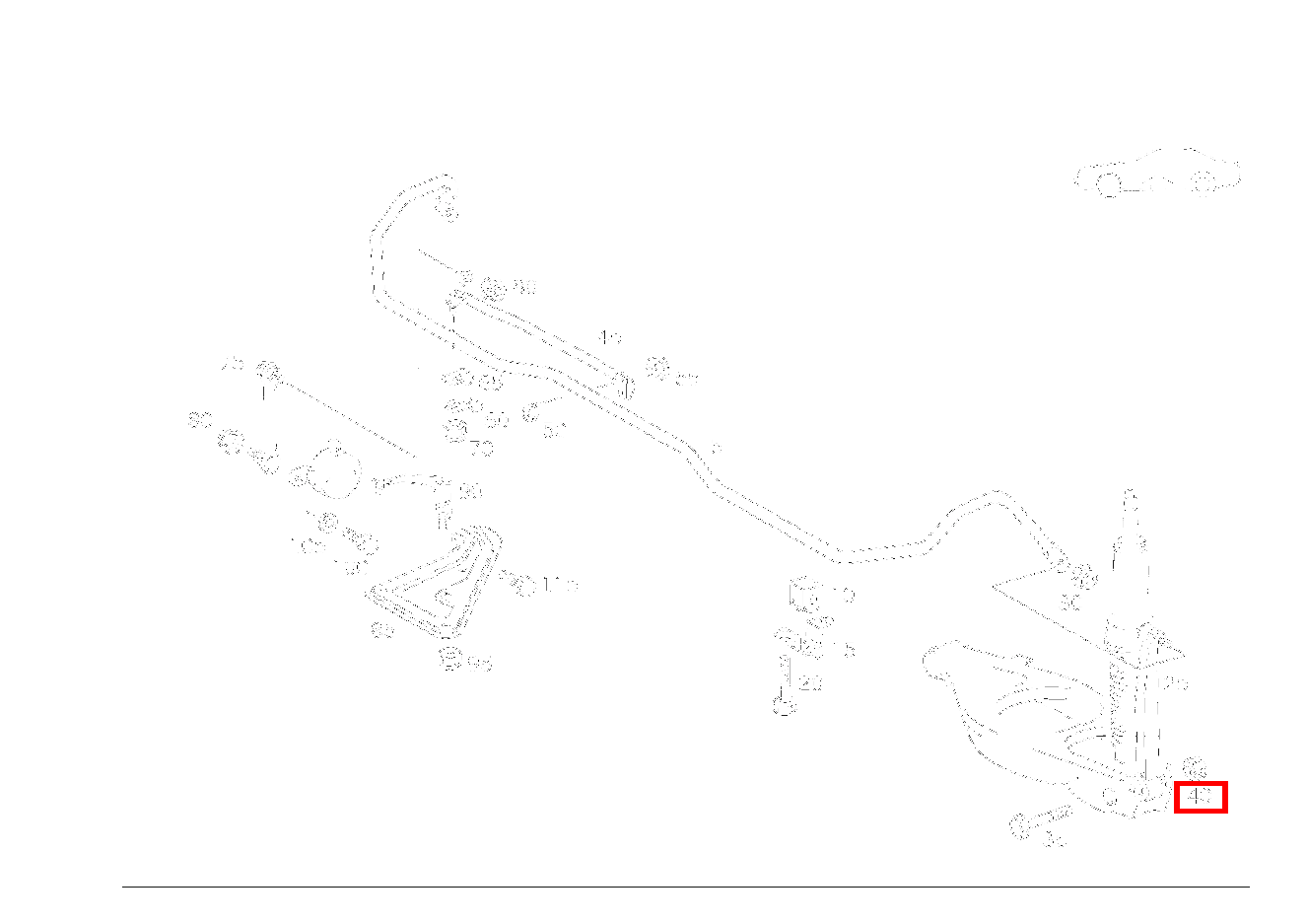 Sechskantmutter STANGE AN FEDERLENKER; M8 SL 600 Roadster mit Automatik 129 Sechskantmutter STANGE AN FEDERLENKER; M8 SL 600 Roadster mit Automatik 129