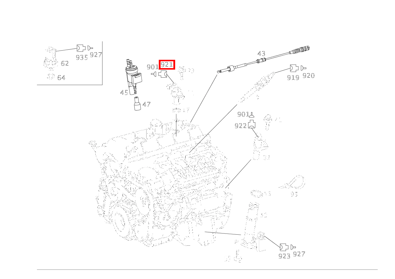 Stecker Hallgeber Nockenwelle B6/1; 3-PIN SLK2.8 CLC 220 CDI Sportcoupé RL 203 Stecker Hallgeber Nockenwelle B6/1; 3-PIN SLK2.8 CLC 220 CDI Sportcoupé RL 203