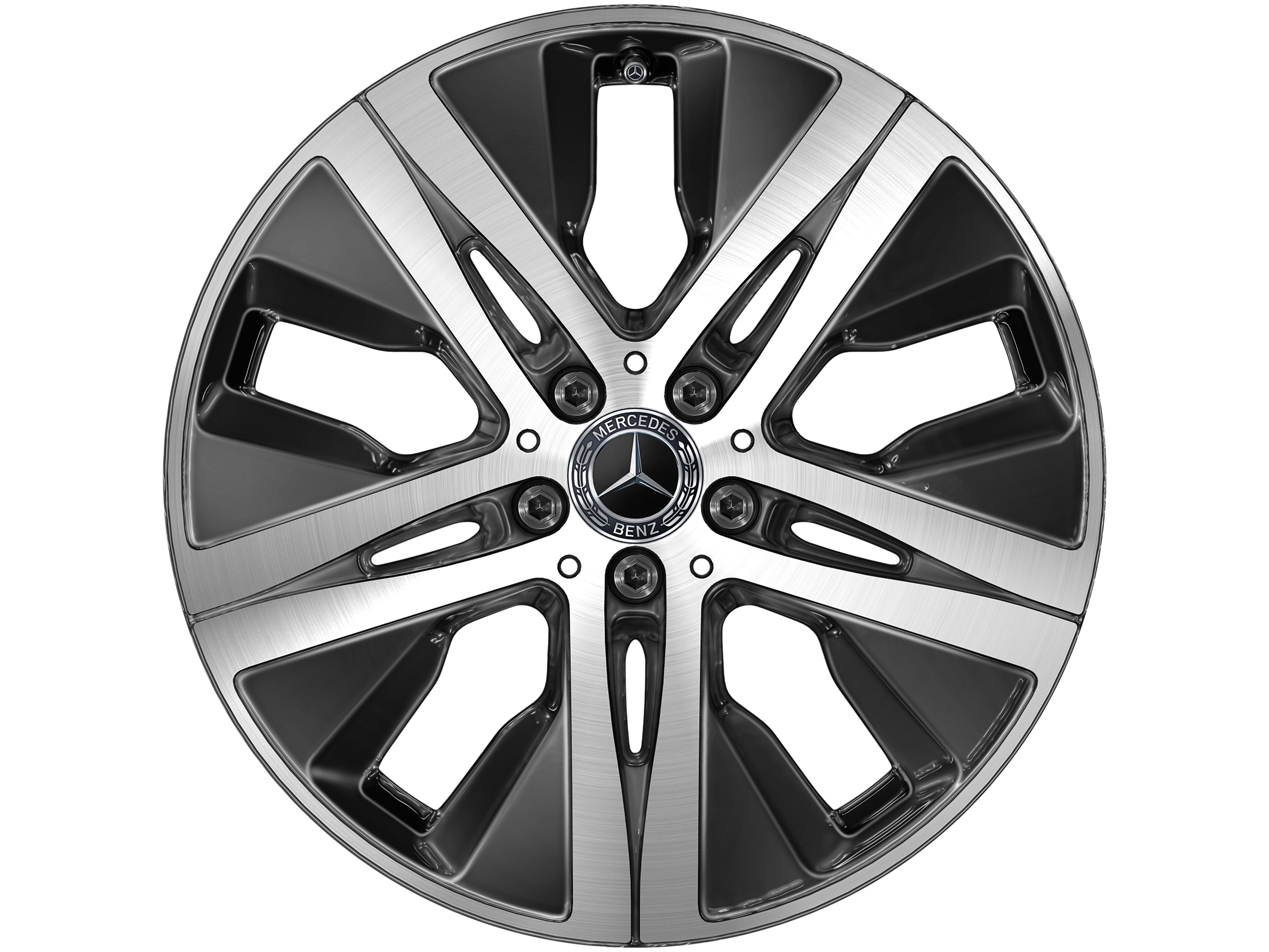 5-Loch-Rad, Aero, 48,3 cm (19 Zoll), glanzged