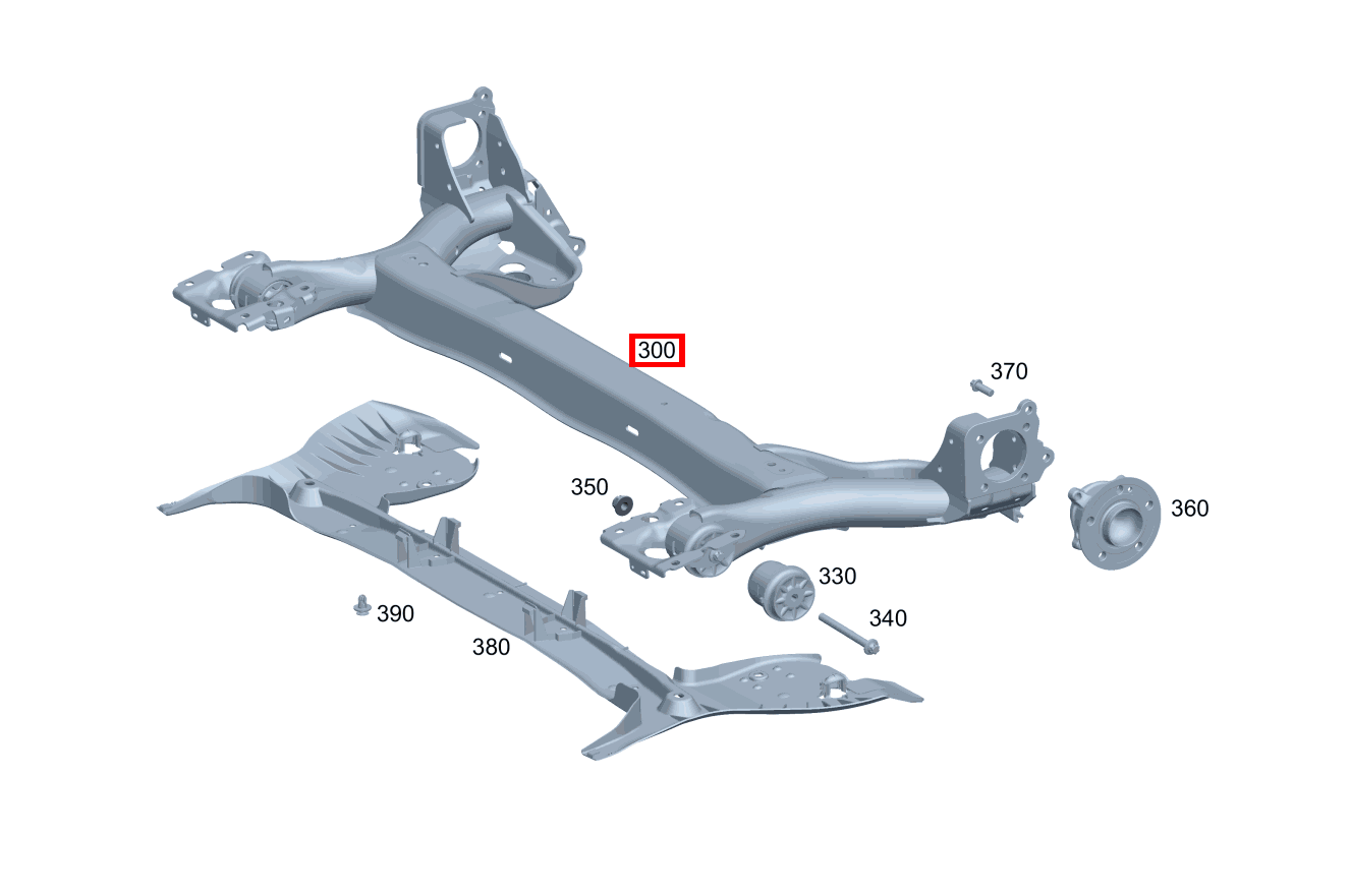 VERBUNDLENKERACHSE CLA 250 e Shooting Brake 118