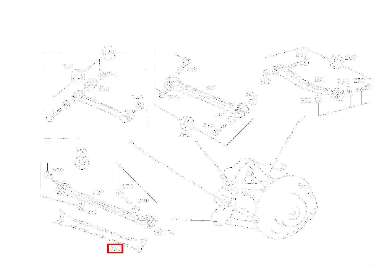 Schutzblech SCHUBSTREBE SL 600 Roadster mit Automatik 129 Schutzblech SCHUBSTREBE SL 600 Roadster mit Automatik 129