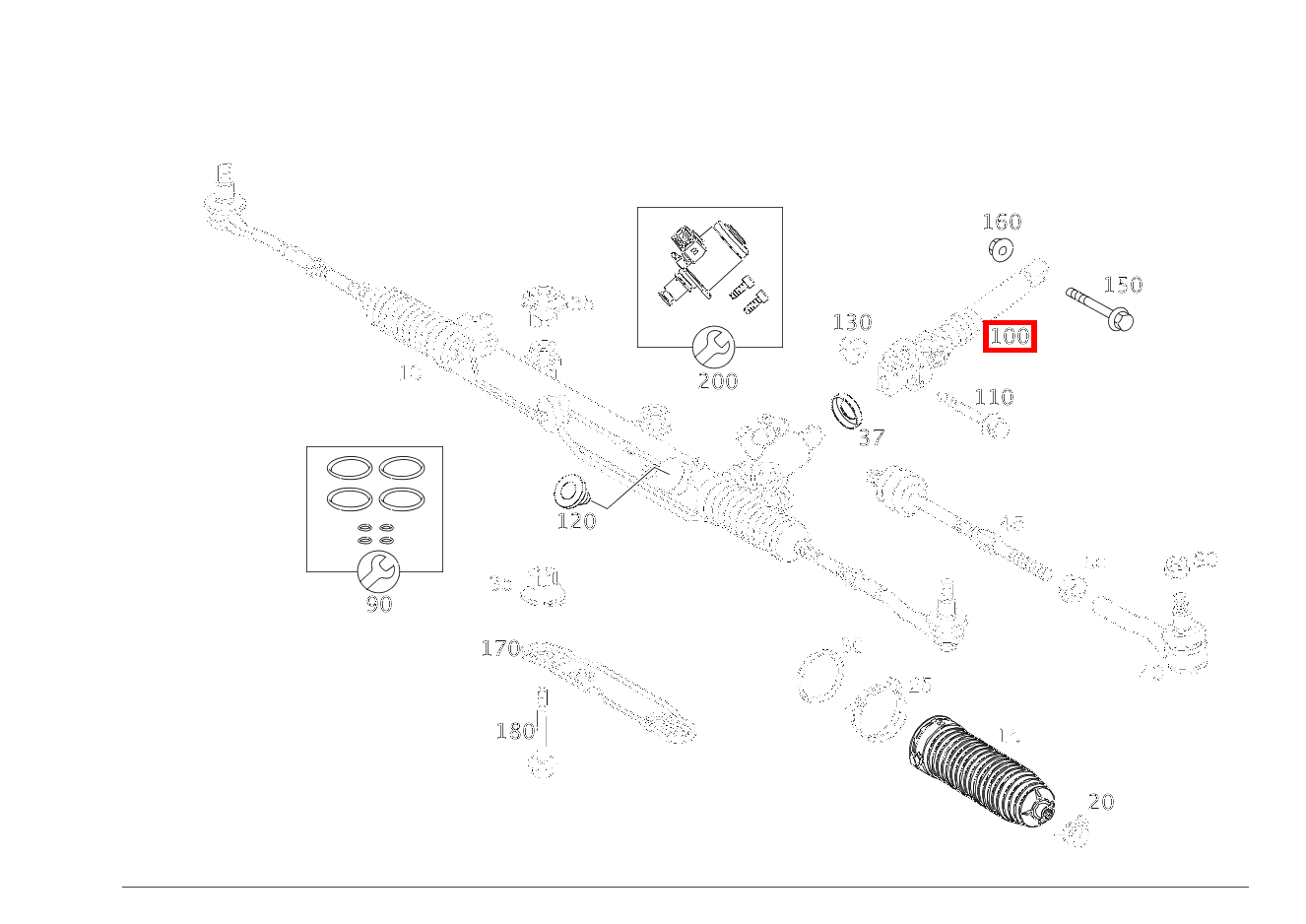 KUPPLUNGSMUFFE AN LENKUNG CLK 63 AMG Cabriolet 209