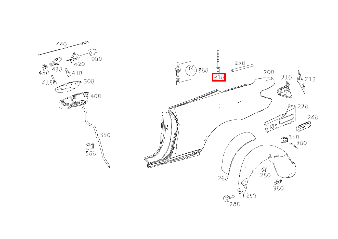 Blindniet REPARATURLOESUNG; 6,4 X 12MM / 1-3,5MM E 500/550 CABR. 207 Blindniet REPARATURLOESUNG; 6,4 X 12MM / 1-3,5MM E 500/550 CABR. 207