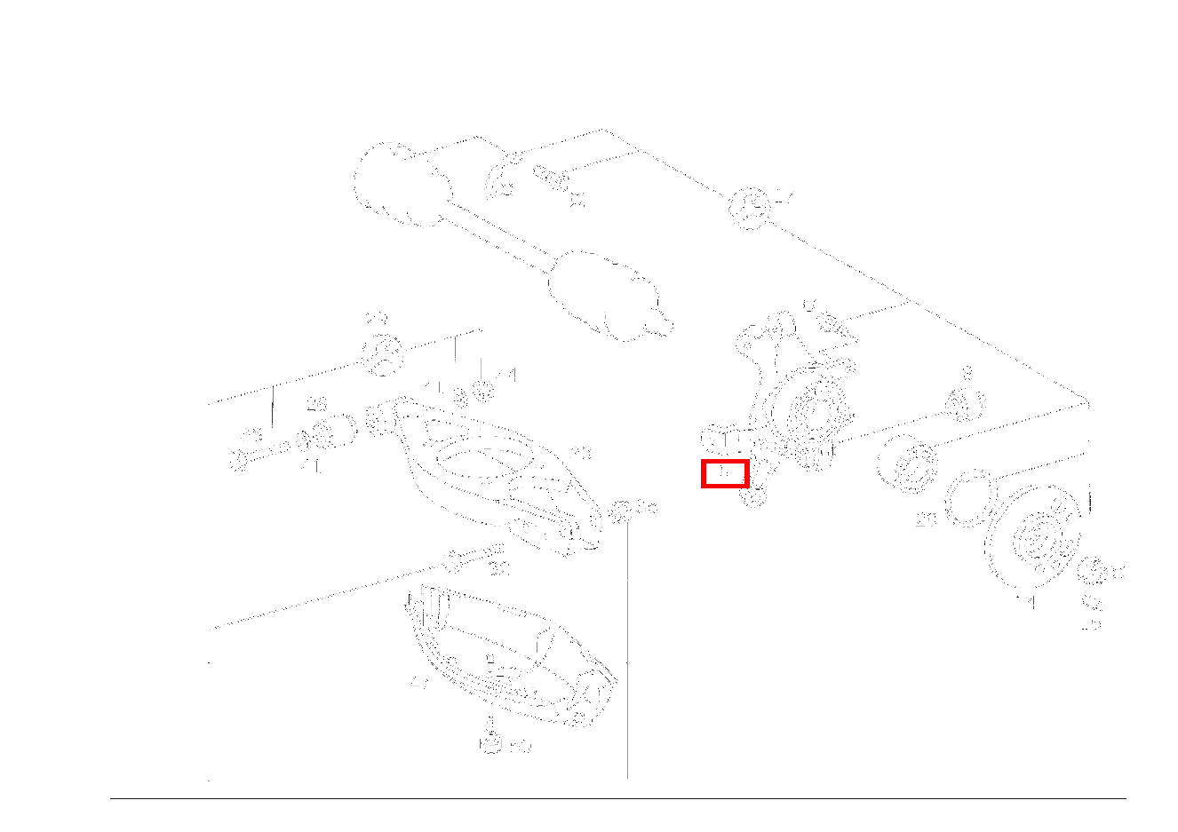 Radträger MIT TRAGGELENK UND RADLAGERUNG,RECHTS C 230 220
