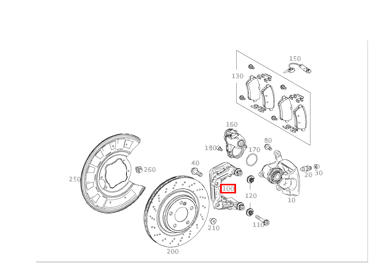 Bremsträger Links und rechts S63 AMG L 4M 222