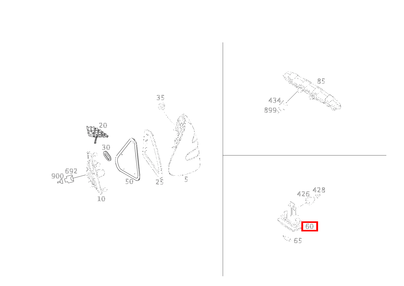 Kennzeichenleuchte AN HECKDECKEL E 280 4MATIC Limousine 211