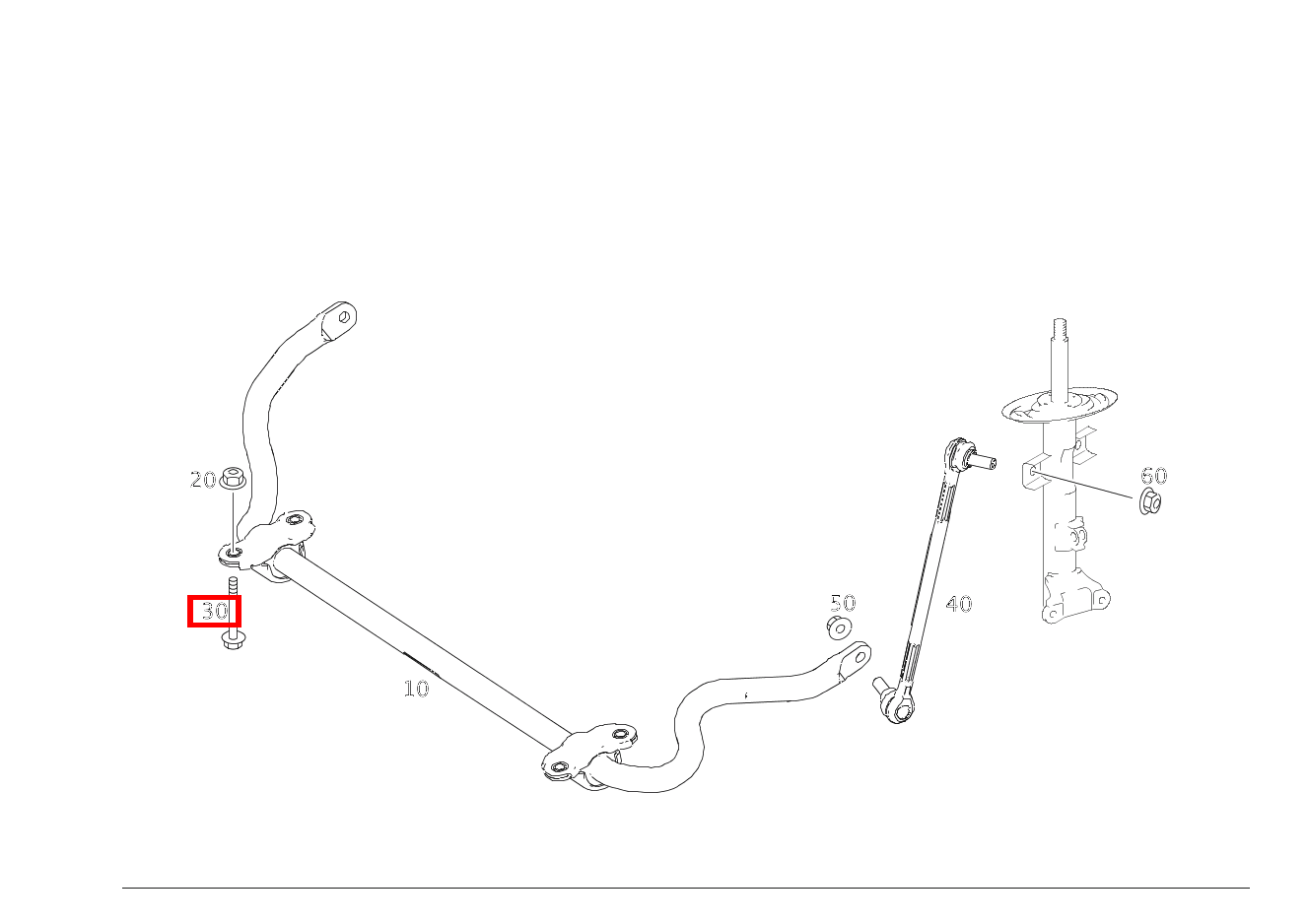 Sechsrundschraube DREHSTAB AN INTEGRALTRAEGER; M8X85 C 204, GLC  
