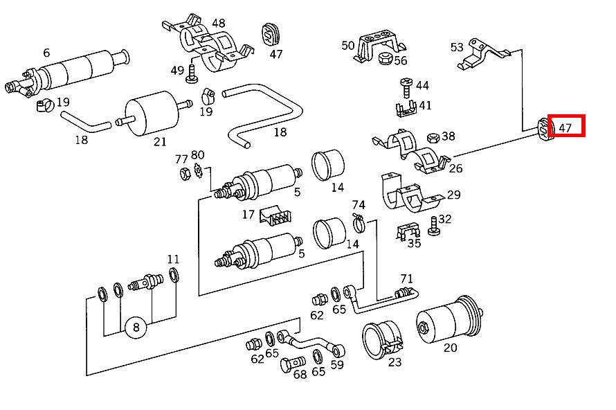 Gummiring S 600 Coupé 140 Gummiring S 600 Coupé 140