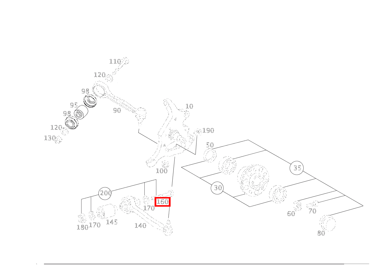 Passschraube RECHTS, NUR FUER NACHLAUFEINSTELLUNG; M14X1.5 , , und 