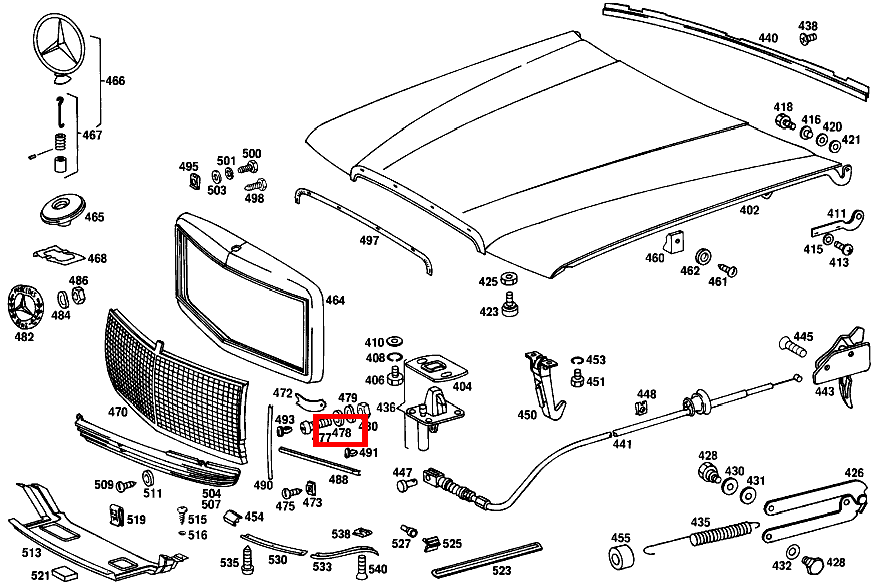 Scheibe 450 SEL 6.9 116 Scheibe 450 SEL 6.9 116
