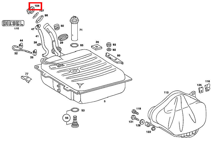 Tankverschluss ZENTRALVERRIEGELUNG 230 TE 123 Tankverschluss ZENTRALVERRIEGELUNG 230 TE 123