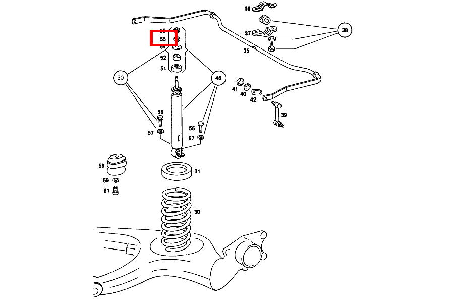 Sechskantmutter STOSSDAEMPFER AN RAHMEN; M10X1 200 D 115 Sechskantmutter STOSSDAEMPFER AN RAHMEN; M10X1 200 D 115