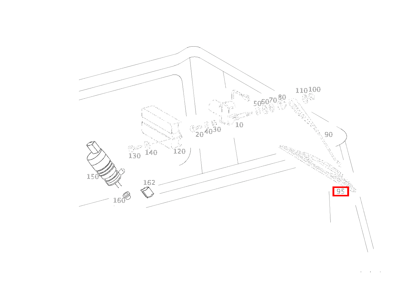 Wischerblatt G 300CDI 4X4 2850 461