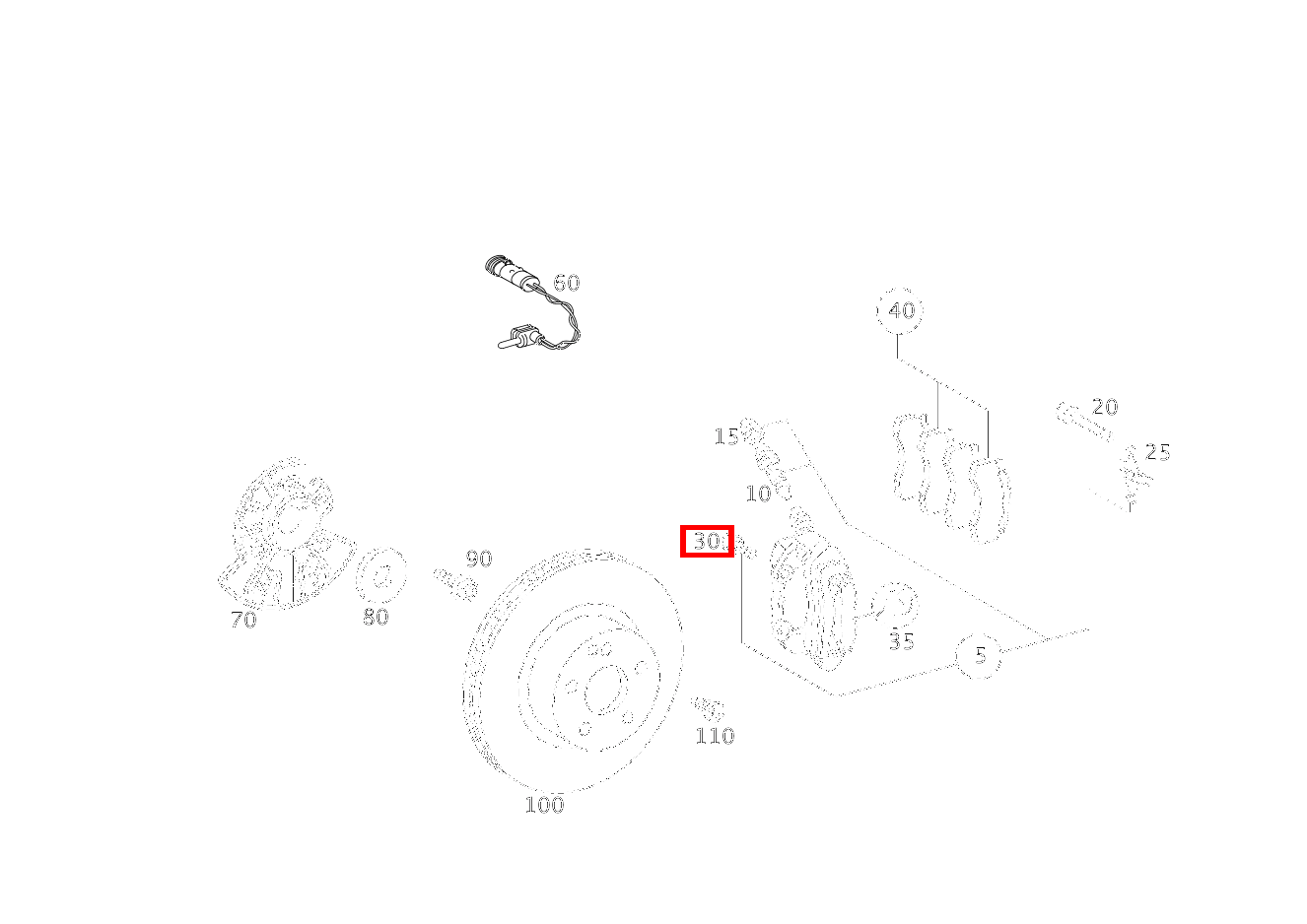 SECHSKANT-PASSSCHRAUBE BREMSSATTEL AN ACHSSCHENKEL; M14X32 CL 65 AMG Coupé 215