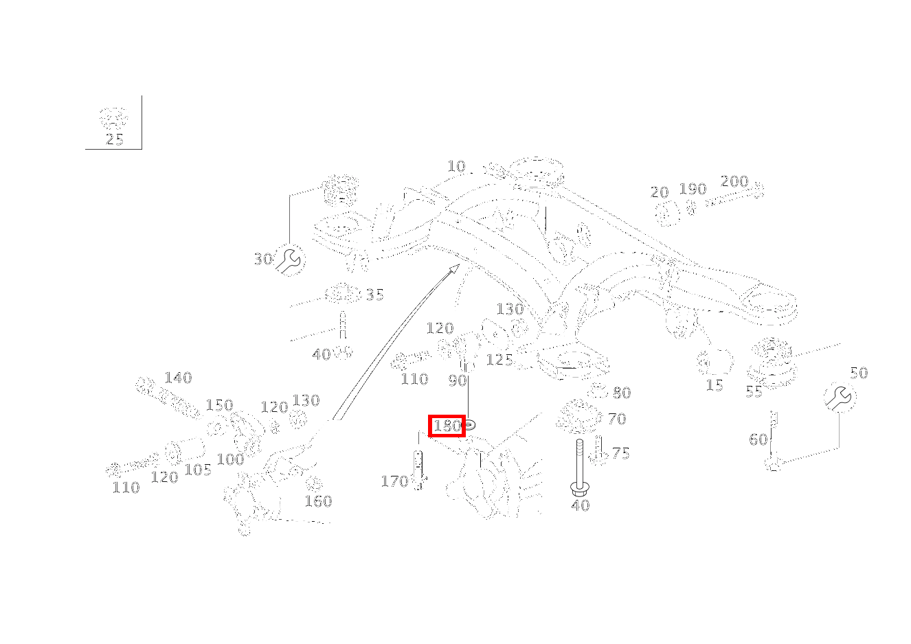 Abstandsscheibe NACH BEDARF; 1 MM S 65 AMG L 220 Abstandsscheibe NACH BEDARF; 1 MM S 65 AMG L 220