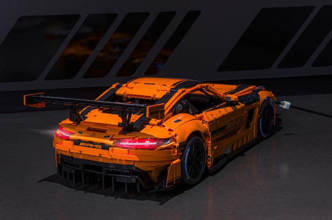 Mercedes-AMG GT3, Klemmbaustein Modell, C190 Mercedes-AMG GT3, Klemmbaustein Modell, C190