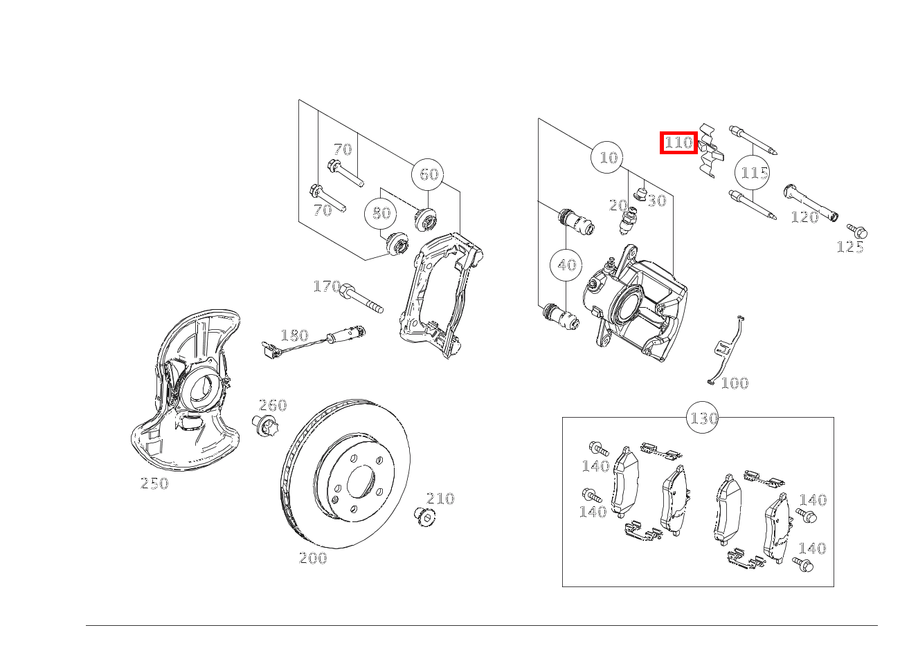 Spreizfeder C63AMG BlackSeries 204 Spreizfeder C63AMG BlackSeries 204
