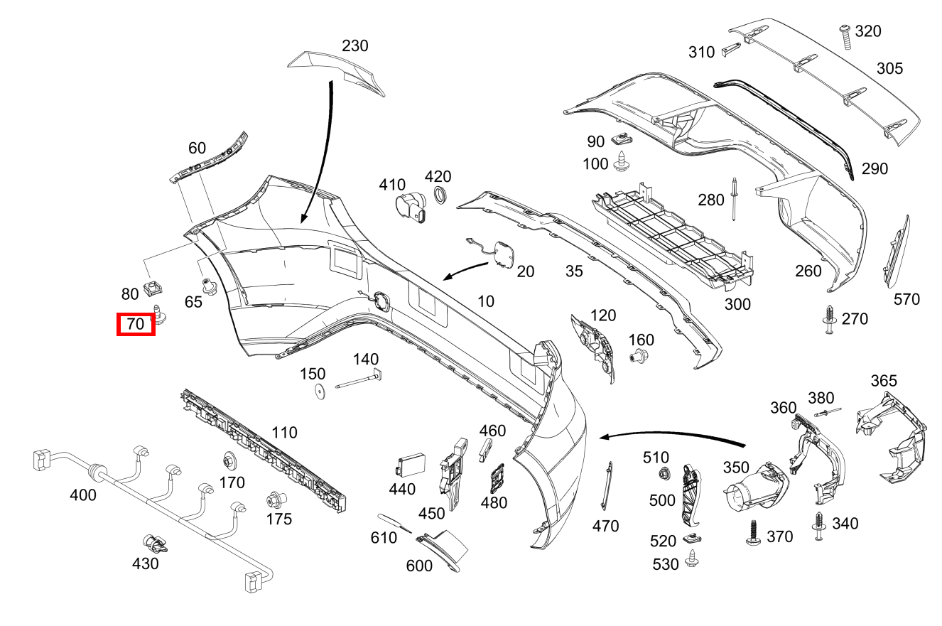 Kombi-Sechskantschraube Stoßfänger an Seitenwand rechts; M6X19 A 180 245 Kombi-Sechskantschraube Stoßfänger an Seitenwand rechts; M6X19 A 180 245