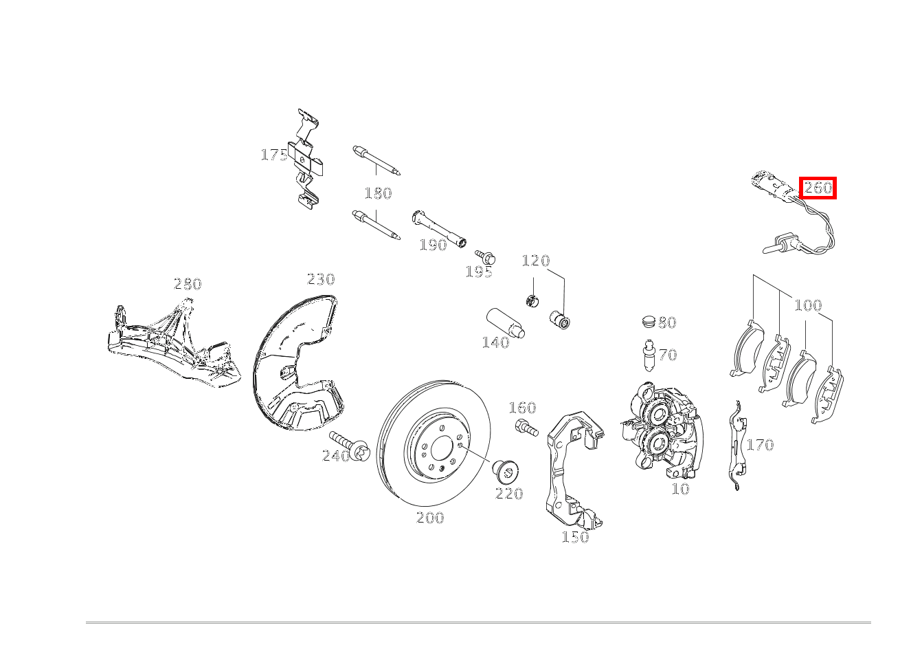 Belagverschleisssensor BREMSBELAGVERSCHLEISSANZEIGE VORN RECHTS Mercedes-AMG GLE 63 S 4MATIC Coupé 292 Belagverschleisssensor BREMSBELAGVERSCHLEISSANZEIGE VORN RECHTS Mercedes-AMG GLE 63 S 4MATIC Coupé 292