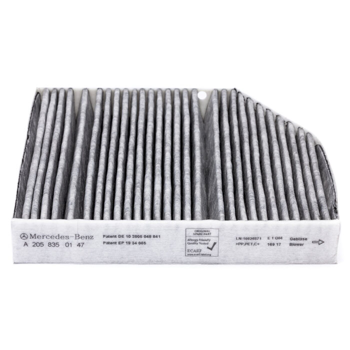 Mercedes-Benz - AKTIVKOHLEFEINSTAUBFILTER Teilenummer A2058350147 A2058350147