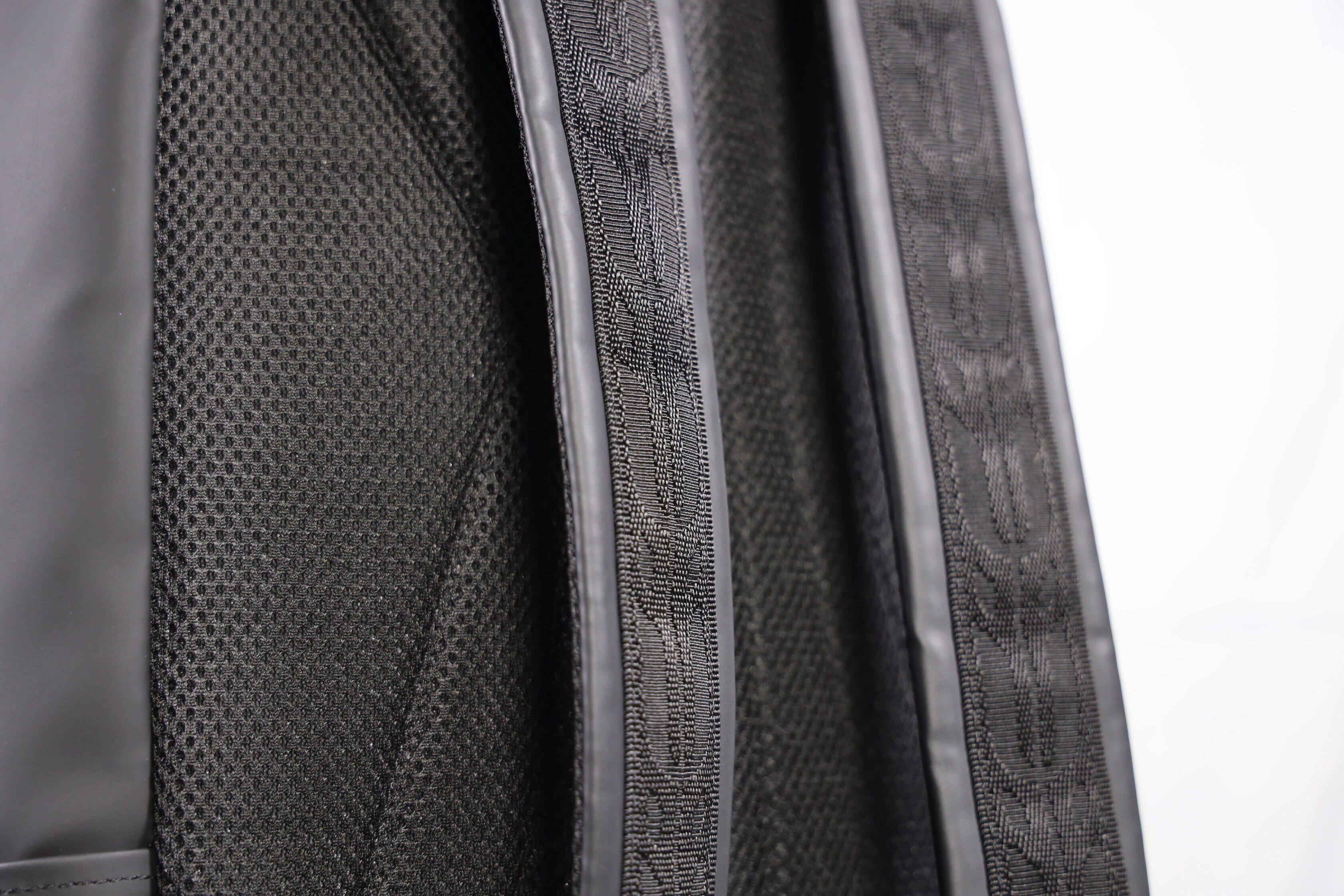 Rucksack schwarz, Polyurethan / Polyester