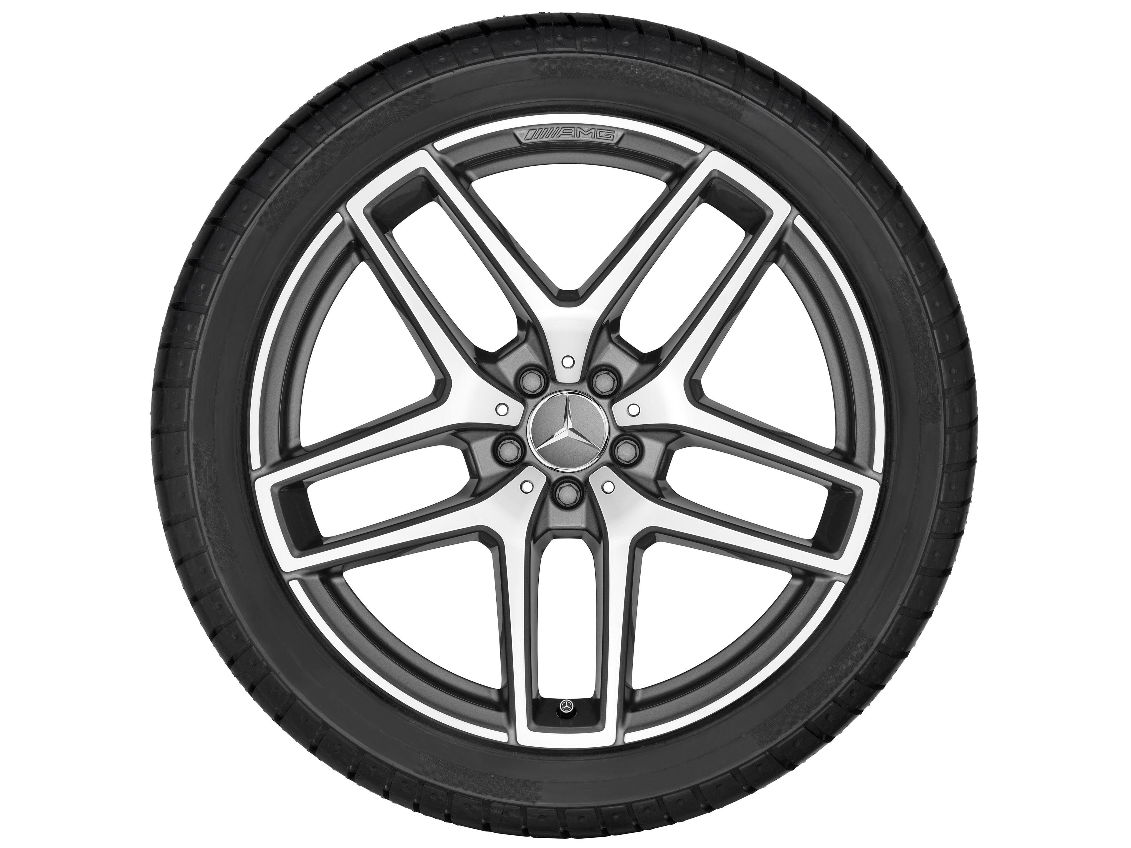 Mercedes-Benz - AMG 5-Doppelspeichen-Rad, 48,3 cm (19 Zoll) AMG 5-Doppelspeichen-Rad, 48,3 cm (19 Zoll)