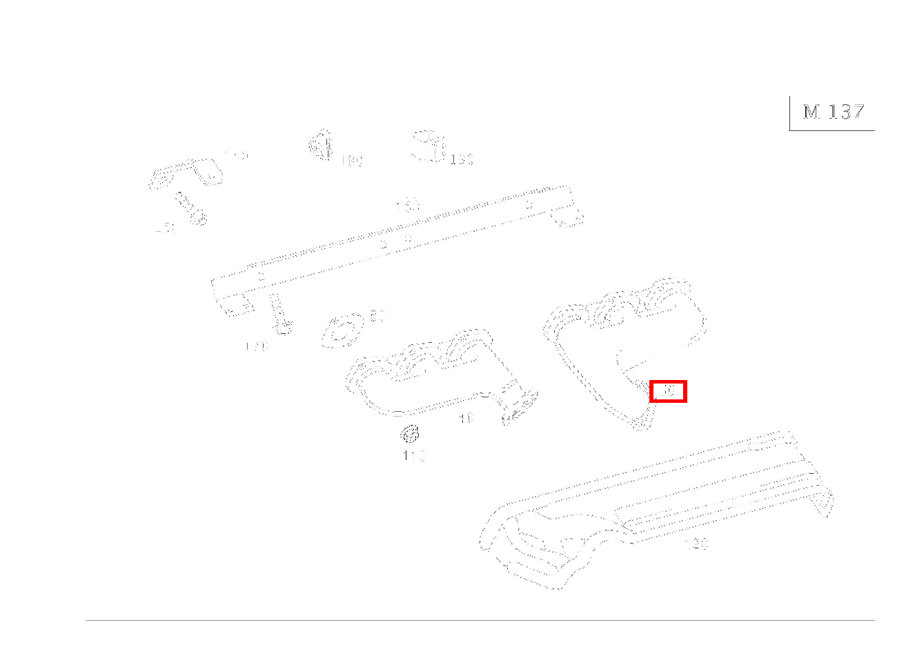 Abgaskrümmer ZYLINDER NOS.4-6 S 600 Limousine (langer Radstand) 220 Abgaskrümmer ZYLINDER NOS.4-6 S 600 Limousine (langer Radstand) 220