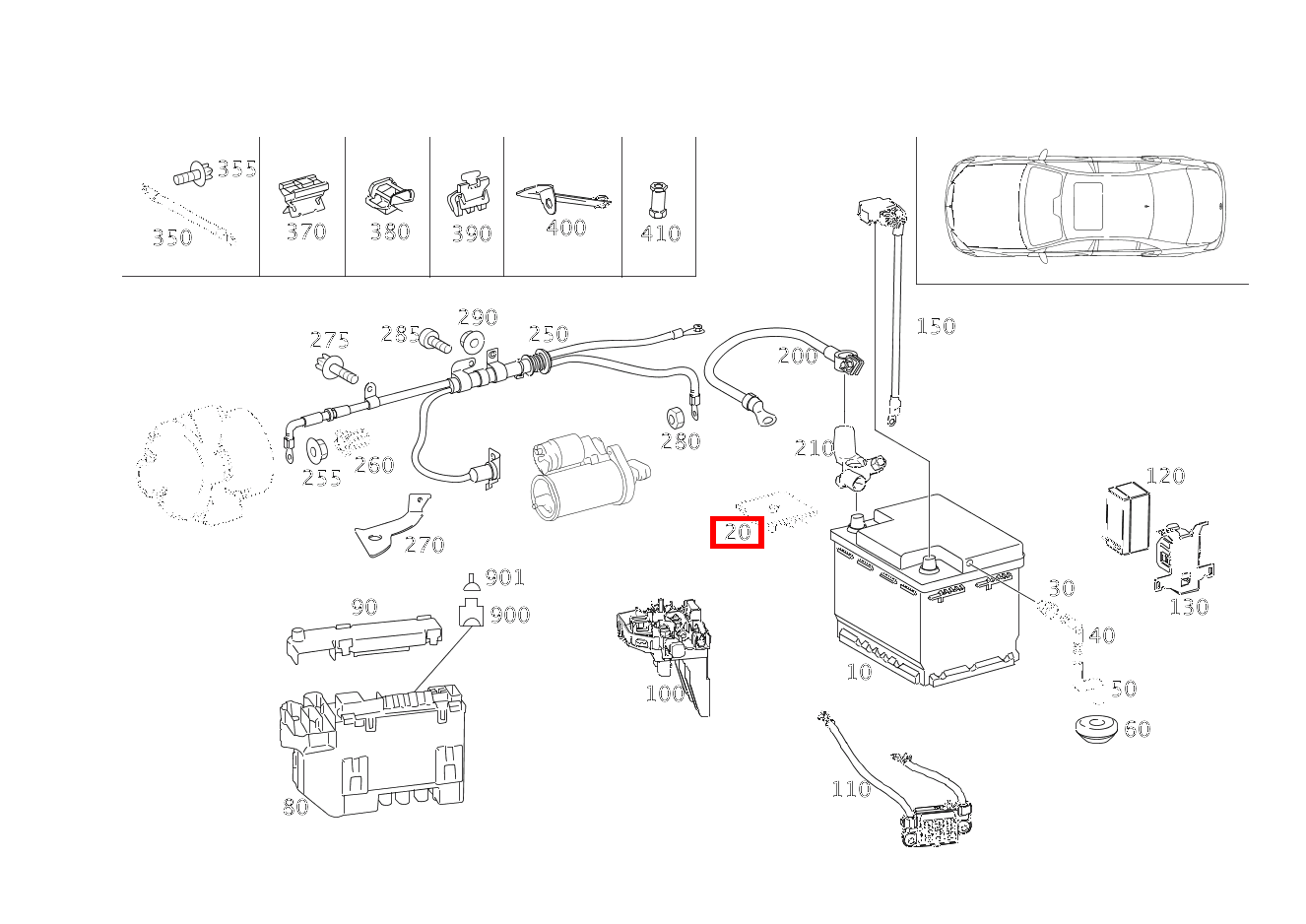 Schutzkappe PLUSPOL S 550 Limousine lang BCA 221