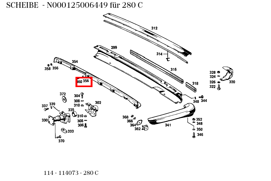 Scheibe 280 C 114 Scheibe 280 C 114