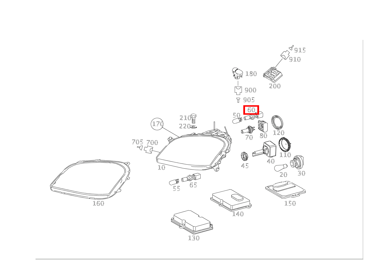 Lampenfassung STANDLICHT GL 500 4MATIC Off-Roader 164 Lampenfassung STANDLICHT GL 500 4MATIC Off-Roader 164