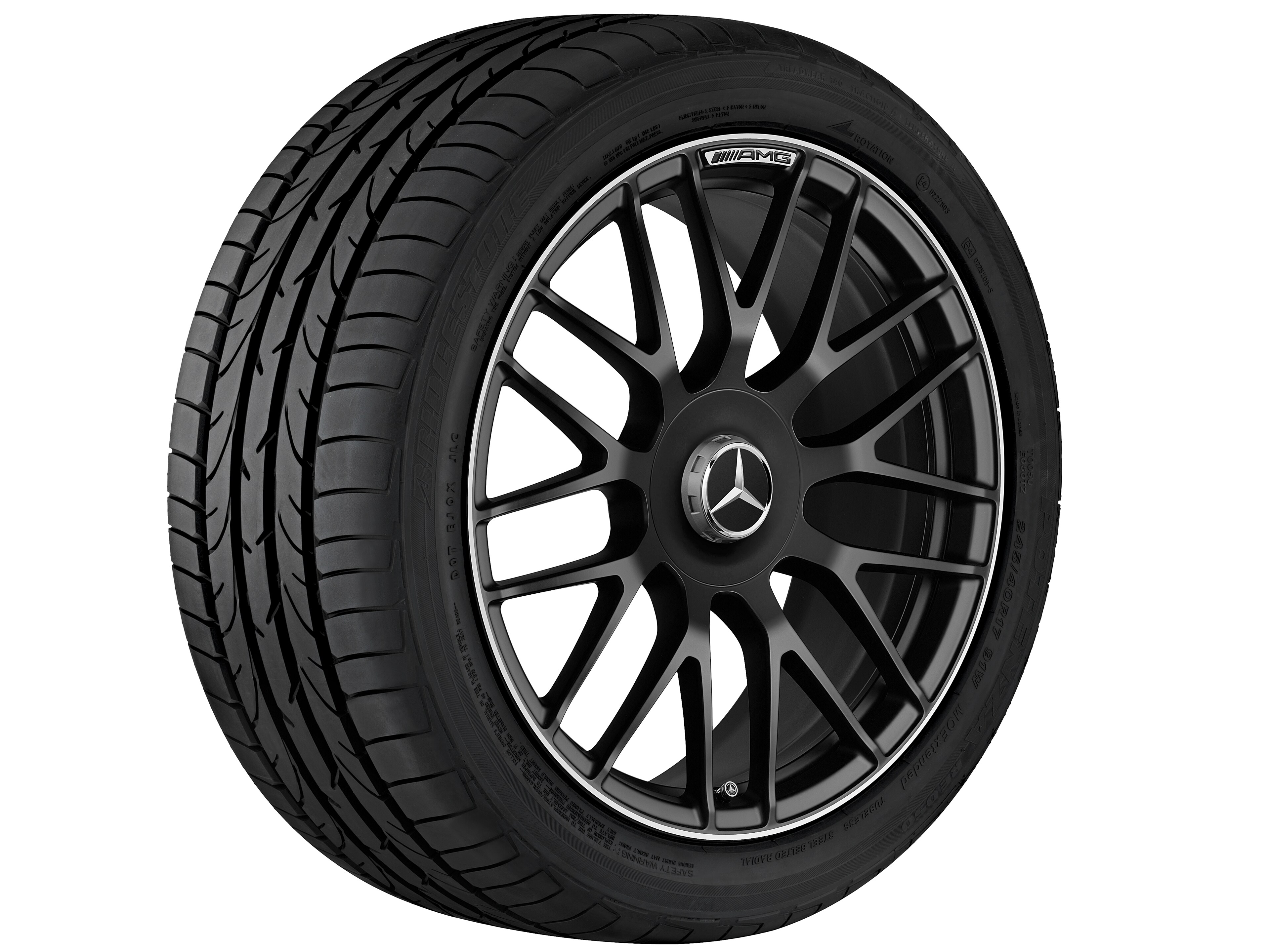 Mercedes-Benz - AMG Schmiederad im Kreuzspeichen-Design, 48,3 AMG Schmiederad im Kreuzspeichen-Design, 48,3