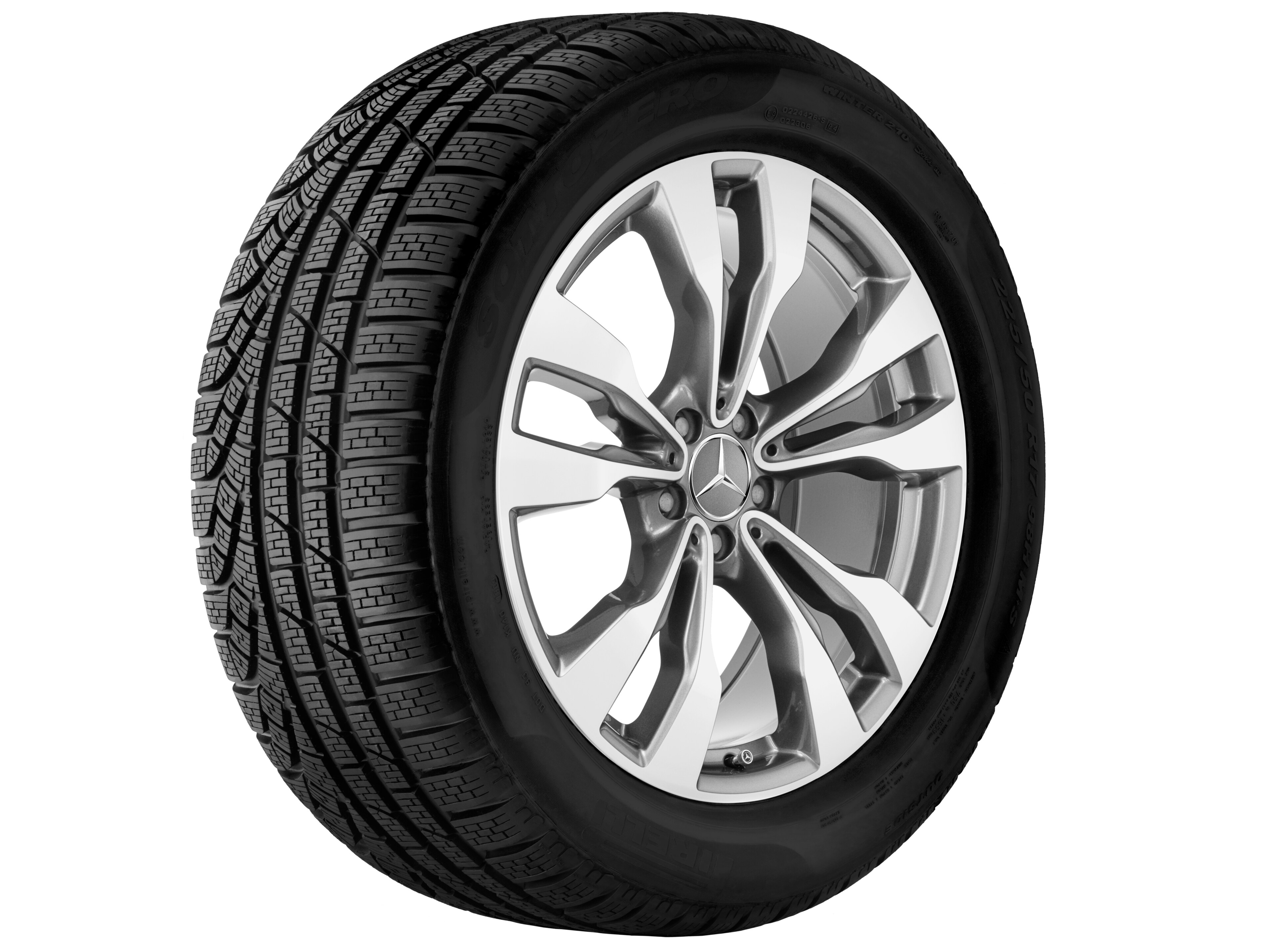 Mercedes-Benz - 5-Doppelspeichen-Rad, 50,8 cm (20 Zoll), glan 5-Doppelspeichen-Rad, 50,8 cm (20 Zoll), glan