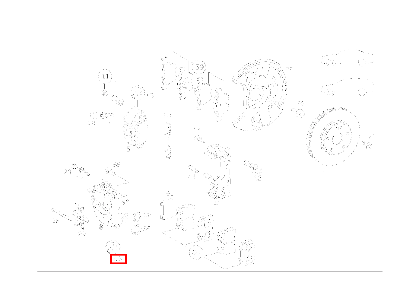Reparatursatz BREMSSATTEL E420T 210 Reparatursatz BREMSSATTEL E420T 210