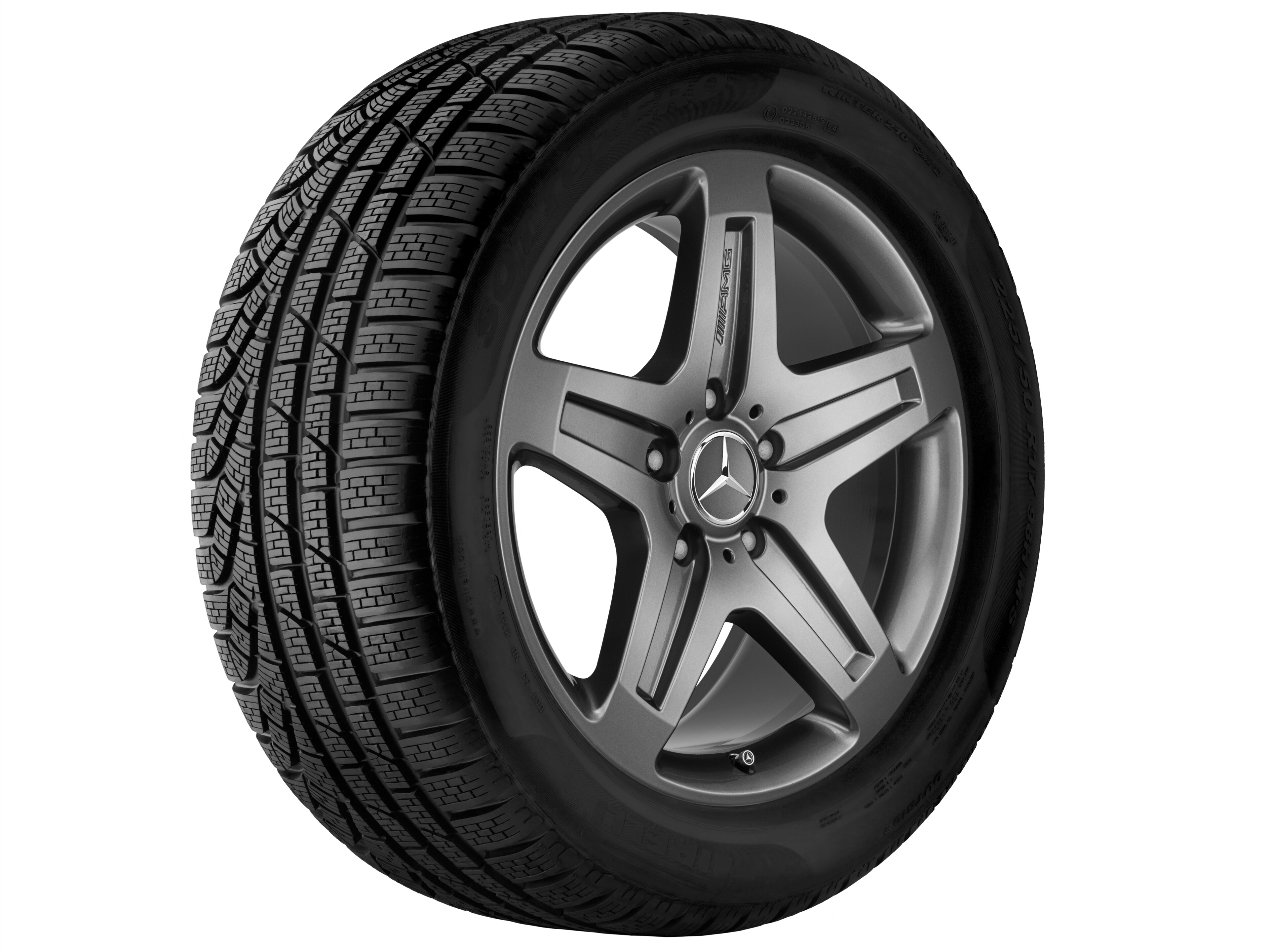 Mercedes-Benz - AMG 5-Speichen-Rad, 48,3 cm (19 Zoll) AMG 5-Speichen-Rad, 48,3 cm (19 Zoll)