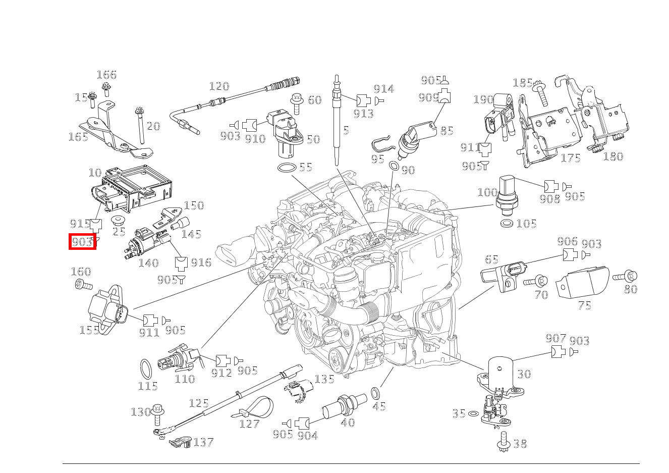 Einzeladerabdichtung Gelb; 0.22-1.0 MM2 MLK1.2 E350TCDI 4M BE 212