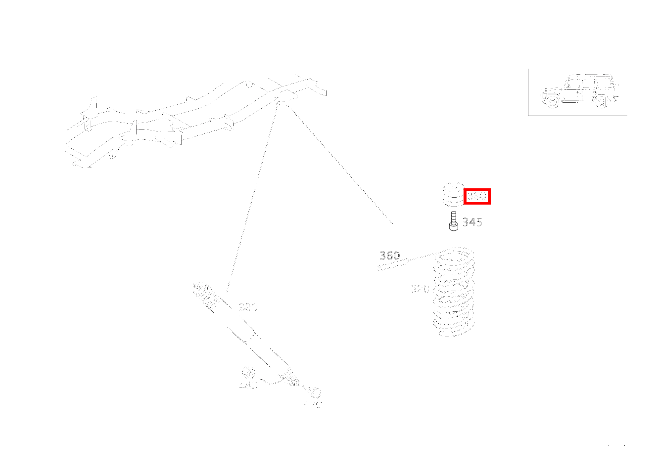 Zusatzfeder HINTEN G 350 CDI Station-Wagen kurz 463 Zusatzfeder HINTEN G 350 CDI Station-Wagen kurz 463