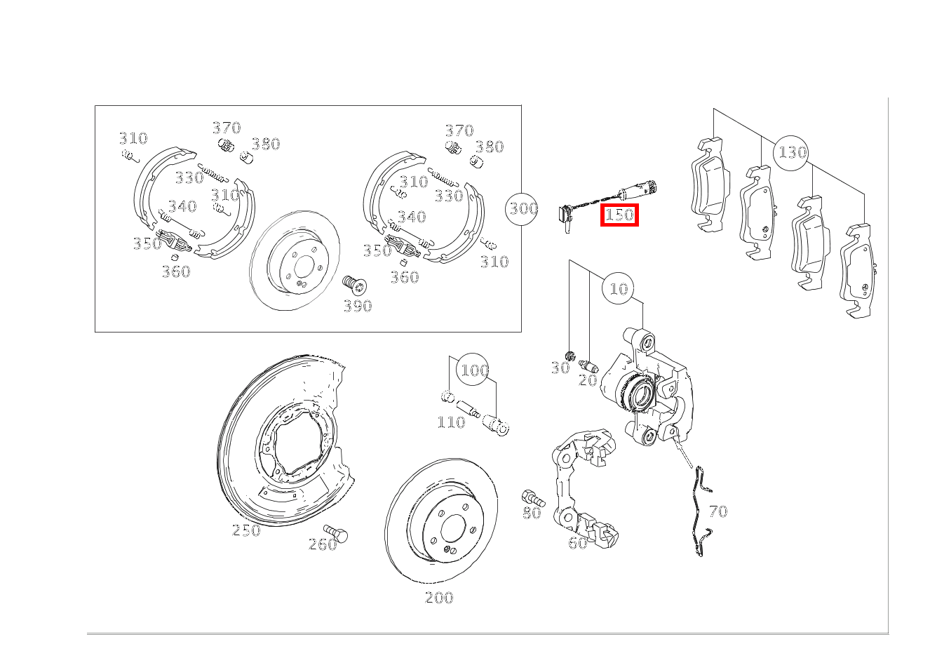 Belagverschleisssensor Bremsbelagverschleissanzeige hinten CLS 250 Shooting Brake BlueTEC 4MATIC 218 Belagverschleisssensor Bremsbelagverschleissanzeige hinten CLS 250 Shooting Brake BlueTEC 4MATIC 218