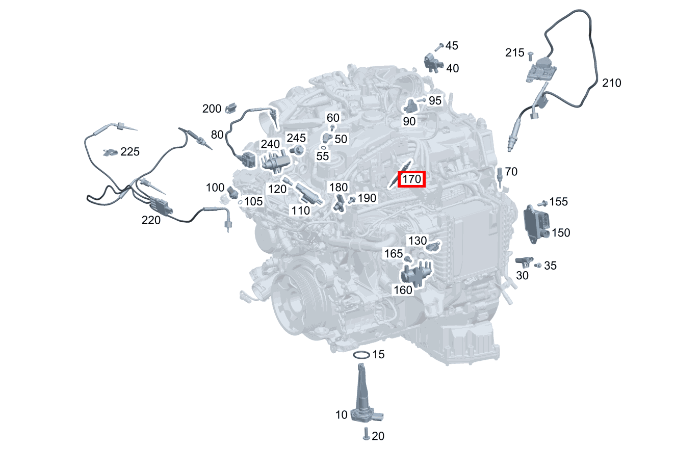 GLUEHSTIFTKERZE A 160 CDI Limousine 168