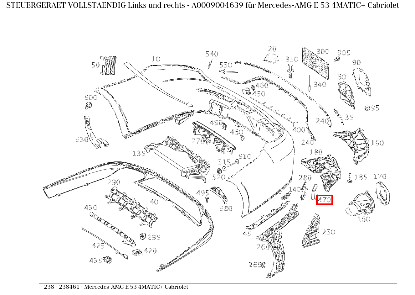 Steuergerät vollständig Links und rechts Mercedes-AMG E 53 4MATIC+ Cabriolet 238 Steuergerät vollständig Links und rechts Mercedes-AMG E 53 4MATIC+ Cabriolet 238