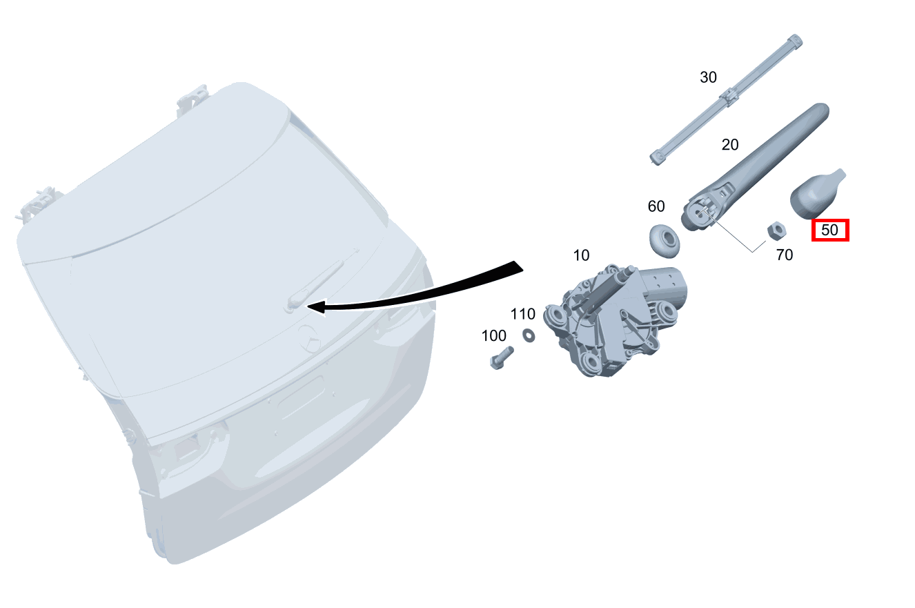 Abdeckung Wischerarm ABDECKUNG WISCHERACHSE Mercedes-AMG E 63 S 4MATIC+ T-Modell 213 Abdeckung Wischerarm ABDECKUNG WISCHERACHSE Mercedes-AMG E 63 S 4MATIC+ T-Modell 213