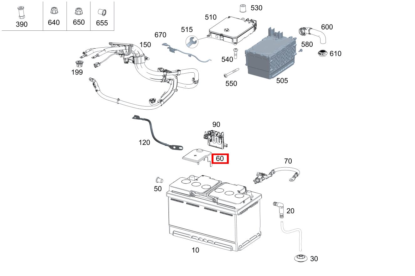 Schutzkappe PLUSPOL Mercedes-AMG GLS 63 4MATIC+ 167