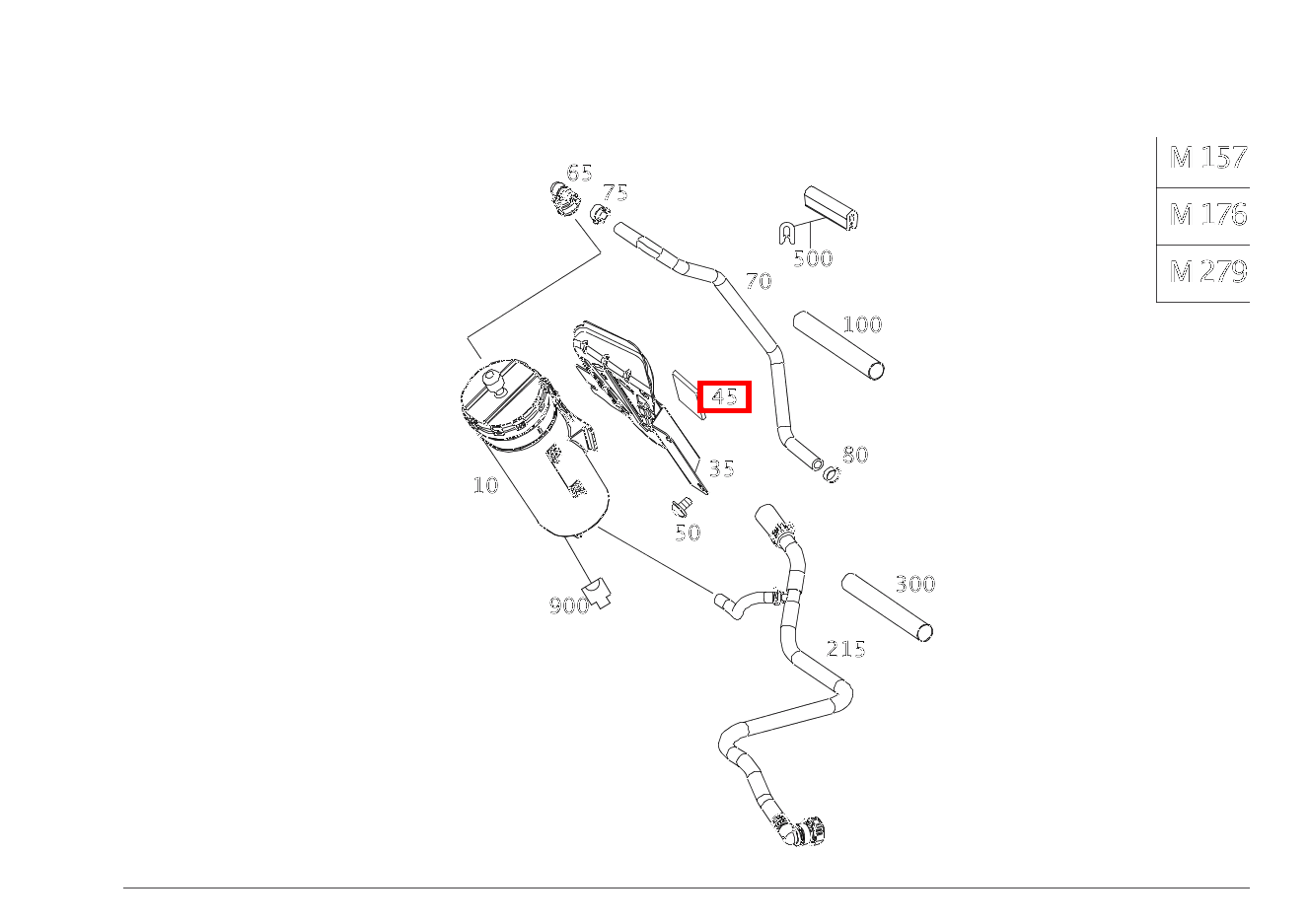 Zwischenlage AN HALTER AKTIVKOHLEFILTER Mercedes-AMG G 63 463