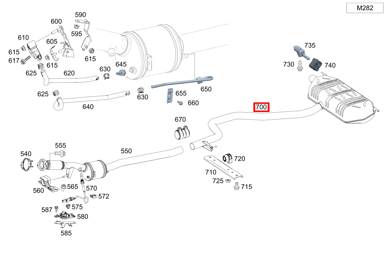 Abgasanlage Hinten E 238, C 205, A 177 und weitere kaufen 